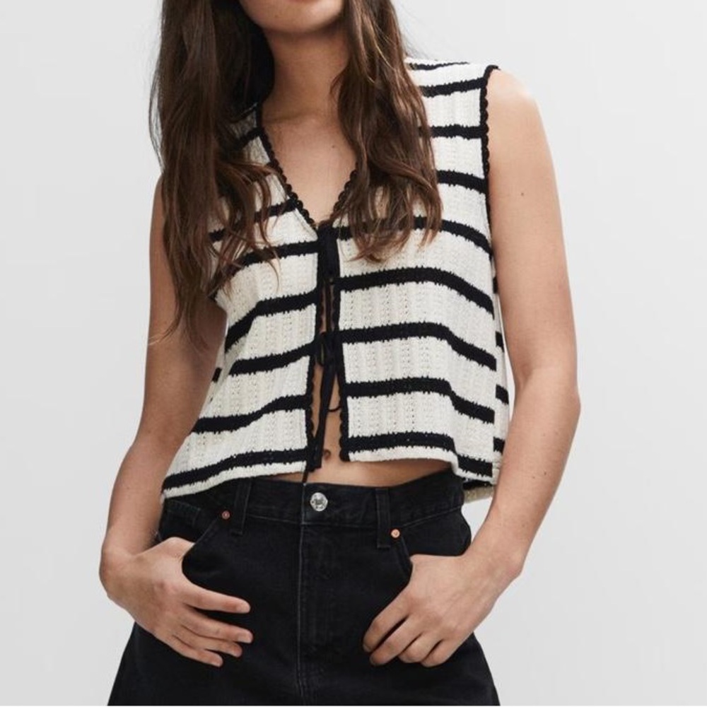 Mango Knit Top